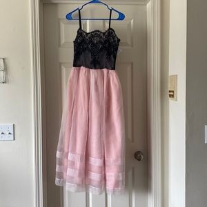 Vintage Dress with Lace Bodice